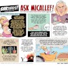 Shrinks! Ask Micallef! comic strip featuring real celebrities answering real readers' questions